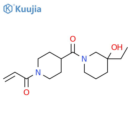 1-[4-[(3-Ethyl-3-hydroxy-1-piperidinyl)carbonyl]-1-piperidinyl]-2-propen-1-one structure