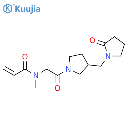 N-Methyl-N-[2-oxo-2-[3-[(2-oxo-1-pyrrolidinyl)methyl]-1-pyrrolidinyl]ethyl]-2-propenamide structure