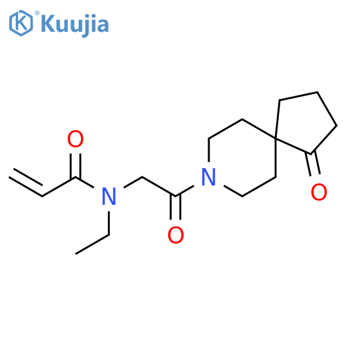 N-Ethyl-N-[2-oxo-2-(1-oxo-8-azaspiro[4.5]dec-8-yl)ethyl]-2-propenamide structure