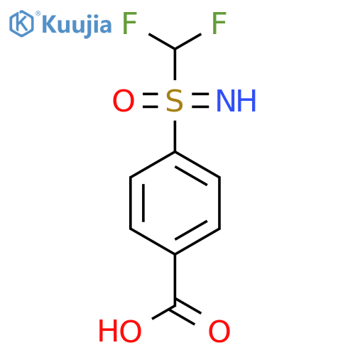 4-(Difluoromethylsulfonimidoyl)benzoic acid structure