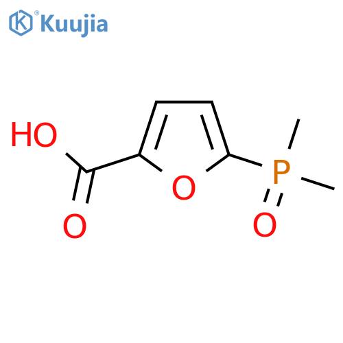 5-(dimethylphosphoryl)furan-2-carboxylic acid structure