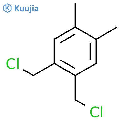 1,2-bis(chloromethyl)-4,5-dimethylbenzene structure