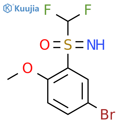 (5-bromo-2-methoxyphenyl)(difluoromethyl)imino-
lambda6-sulfanone structure