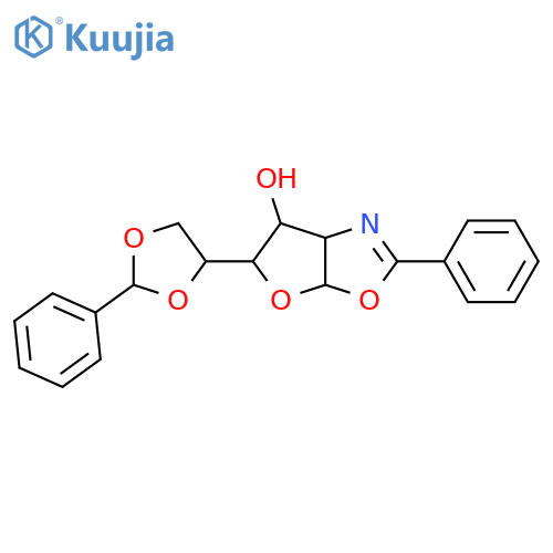 Furo[3,2-d]oxazol-6-ol, 3a,5,6,6a-tetrahydro-2-phenyl-5-(2-phenyl-1,3-dioxolan-4-yl)- structure