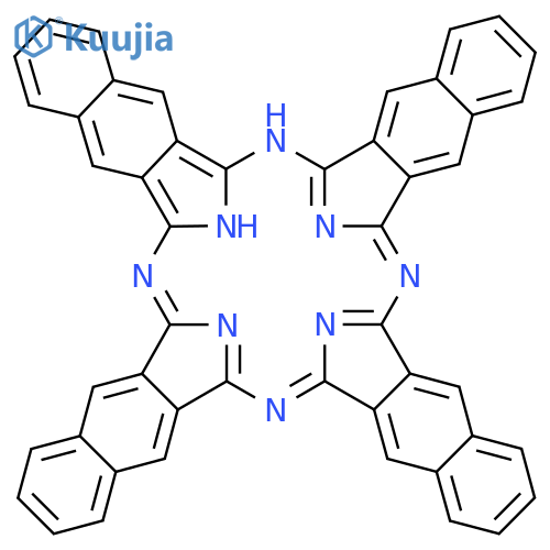37H,39H-Tetranaphtho[2,3-b:2',3'-g:2'',3''-l:2''',3'''-q]porphyrazine structure