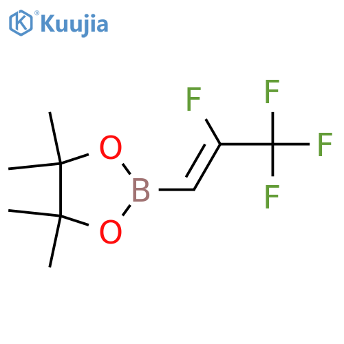 4,4,5,5-Tetramethyl-2-(2,3,3,3-tetrafluoro-propenyl)-[1,3,2]dioxaborolane structure