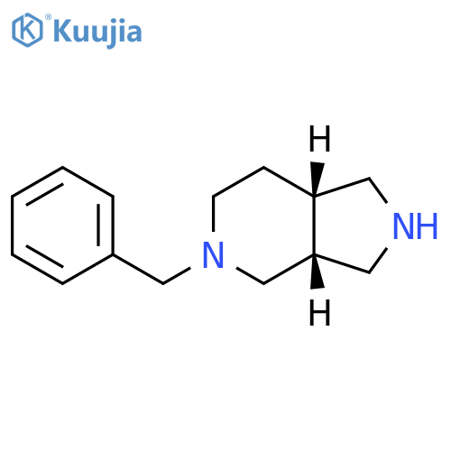 1H-Pyrrolo[3,4-c]pyridine, octahydro-5-(phenylmethyl)-, (3aR,7aS)-rel- structure