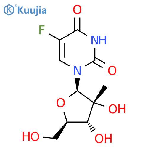 2’-C-Methyl-5-fluorouridine structure
