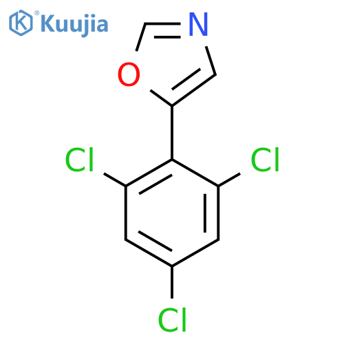 5-(2,4,6-Trichlorophenyl)oxazole structure