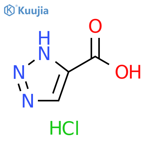 3H-1,2,3-triazole-4-carboxylic acid hydrochloride structure
