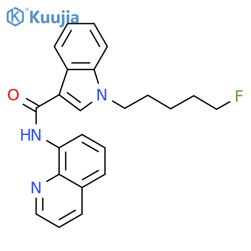 1-(5-Fluoropentyl)-N-8-quinolinyl-1H-indole-3-carboxamide structure