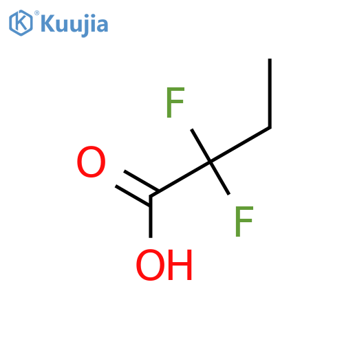 2,2-Difluorobutyric acid structure