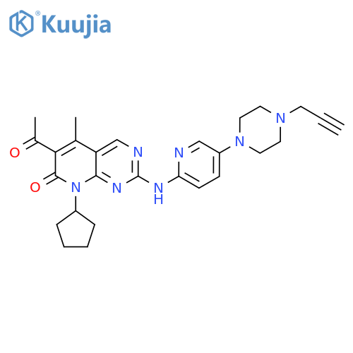 Palbociclib-propargyl structure