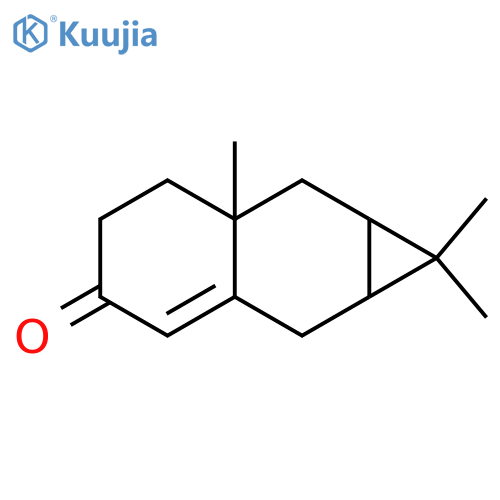 4H-Cyclopropa[b]naphthalen-4-one,1,1a,2,5,6,6a,7,7a-octahydro-1,1,6a-trimethyl-, (1aR,6aS,7aS)- structure