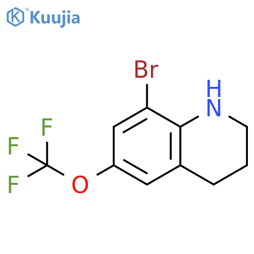 8-Bromo-6-(trifluoromethoxy)-1,2,3,4-tetrahydroquinoline structure