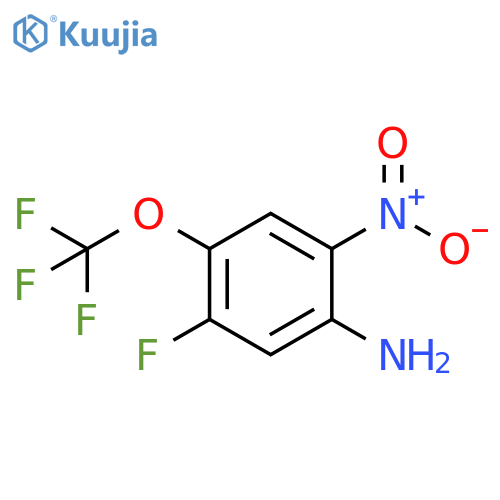 5-Fluoro-2-nitro-4-(trifluoromethoxy)aniline structure