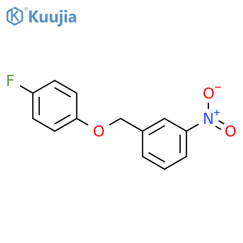 1-[(4-fluorophenoxy)methyl]-3-nitrobenzene structure