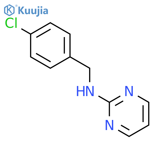N-(4-Chlorobenzyl)pyrimidin-2-amine structure