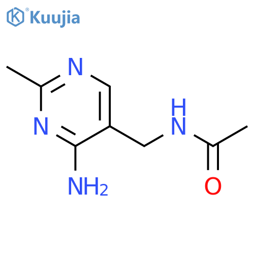N-(4-amino-2-methylpyrimidin-5-yl)methylacetamide structure