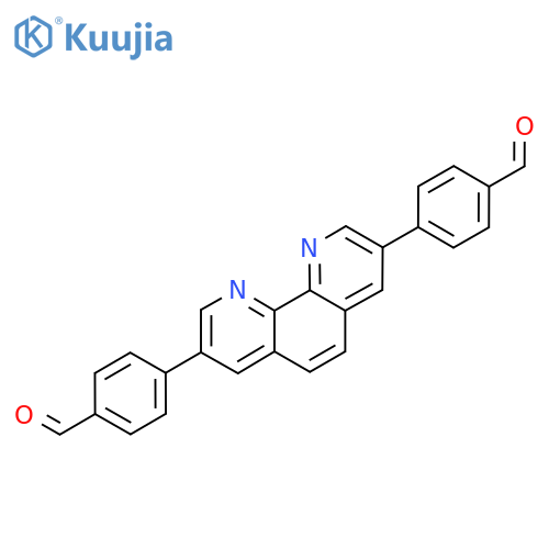 4,4'-(1,10-Phenanthroline-3,8-diyl)dibenzaldehyde structure