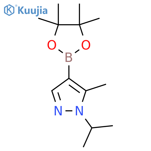 1-Isopropyl-5-methyl-4-(4,4,5,5-tetramethyl-1,3,2-dioxaborolan-2-yl)-1H-pyrazole structure