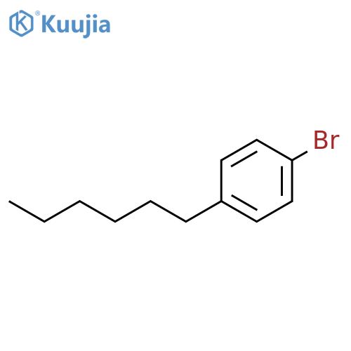 1-Bromo-4-hexylbenzene structure