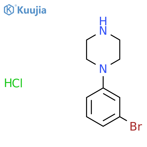 1-(3-Bromophenyl)piperazine hydrochloride structure