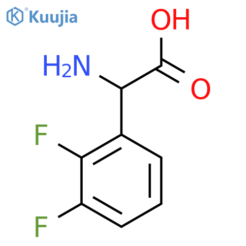 2,3-Difluoro-DL-phenylglycine structure
