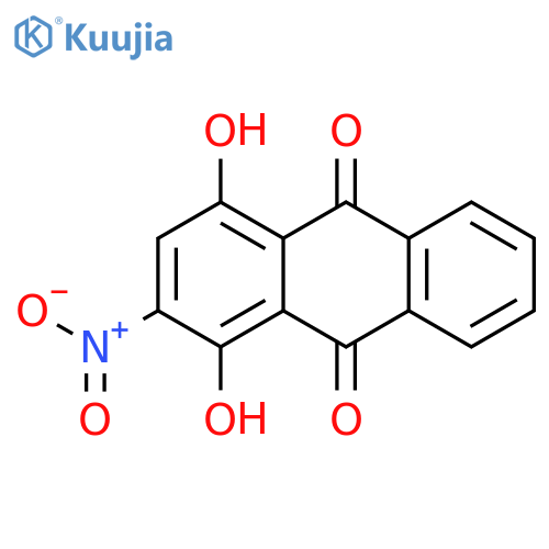 1,4-Dihydroxy-2-nitroanthracene-9,10-dione structure