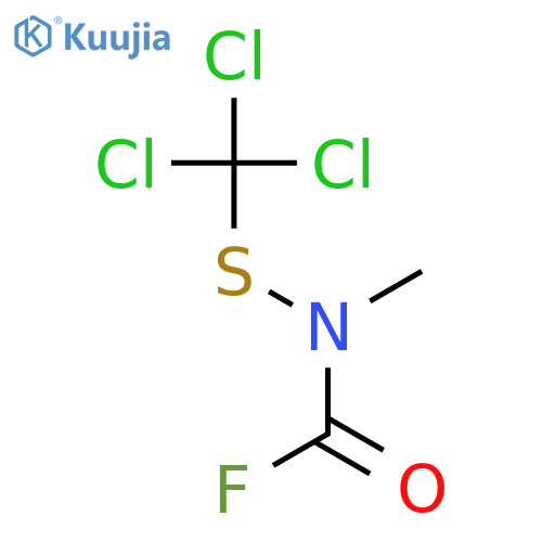 Carbamic fluoride, methyl[(trichloromethyl)thio]- structure