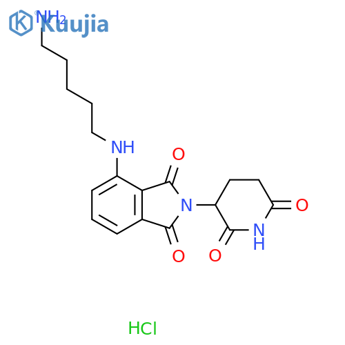 Thalidomide-NH-C5-NH2 hydrochloride structure