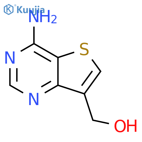 Thieno[3,2-d]pyrimidine-7-methanol, 4-amino- structure