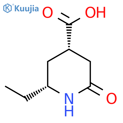 (2R,4S)-2-Ethyl-6-oxopiperidine-4-carboxylic acid structure