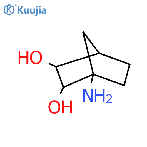 1-Aminobicyclo[2.2.1]heptane-2,3-diol structure