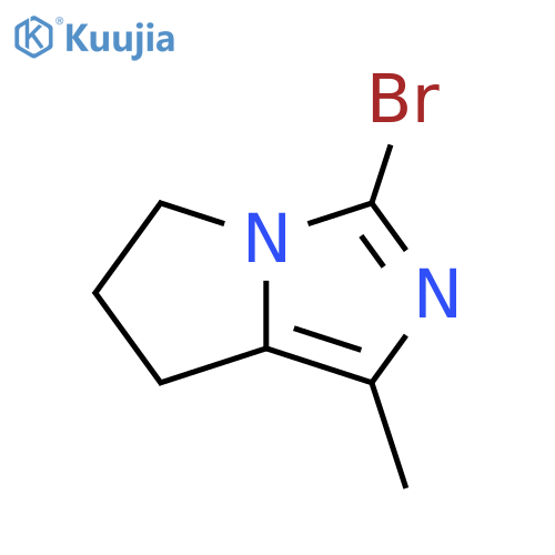 5H-Pyrrolo[1,2-c]imidazole, 3-bromo-6,7-dihydro-1-methyl- structure