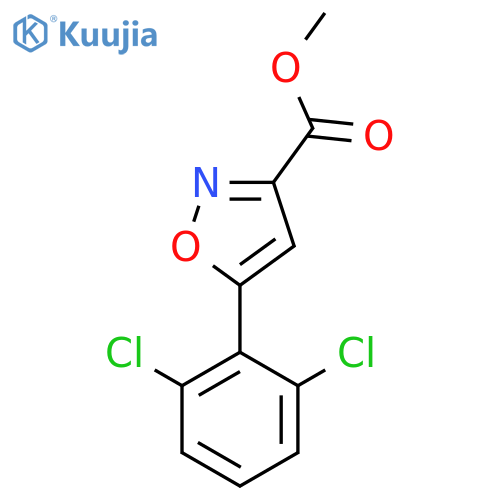 Methyl 5-(2,6-Dichlorophenyl)isoxazole-3-carboxylate structure