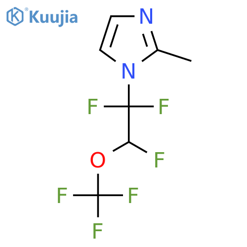 2-Methyl-1-[1,1,2-trifluoro-2-(trifluoromethoxy)ethyl]imidazole structure
