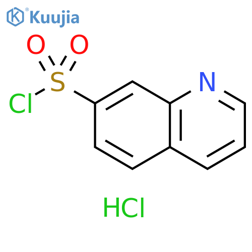 7-Quinolinesulfonyl chloride, hydrochloride (1:1) structure