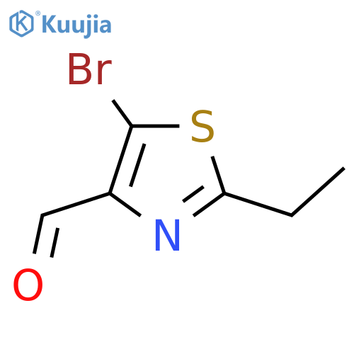5-Bromo-2-ethyl-1,3-thiazole-4-carbaldehyde structure