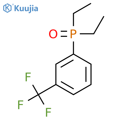 1-Diethylphosphoryl-3-(trifluoromethyl)benzene structure