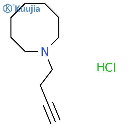 1-But-3-ynylazocane;hydrochloride structure