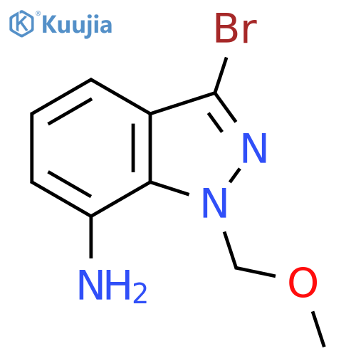 3-Bromo-1-(methoxymethyl)indazol-7-amine structure