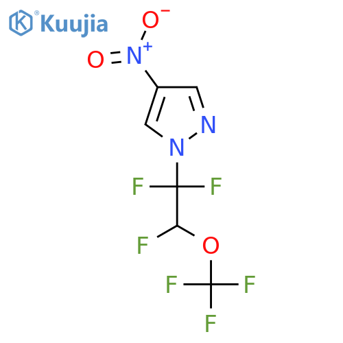 4-Nitro-1-[1,1,2-trifluoro-2-(trifluoromethoxy)ethyl]pyrazole structure