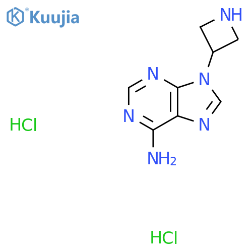 9-(Azetidin-3-yl)purin-6-amine;dihydrochloride structure