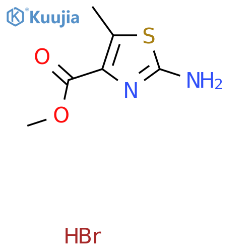 Methyl 2-amino-5-methyl-1,3-thiazole-4-carboxylate hydrobromide structure