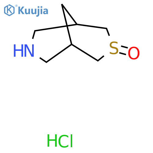 3lambda4-Thia-7-azabicyclo[3.3.1]nonane 3-oxide;hydrochloride structure