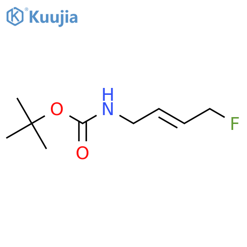 Tert-butyl N-[(E)-4-fluorobut-2-enyl]carbamate structure