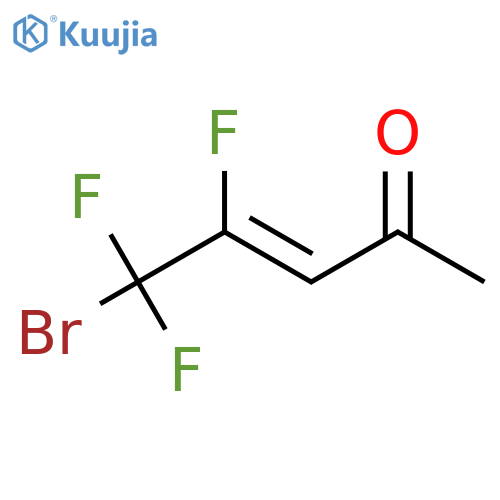 (Z)-5-Bromo-4,5,5-trifluoropent-3-en-2-one structure
