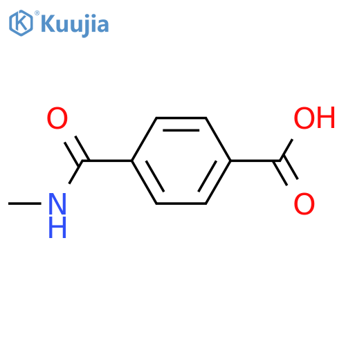 4-(Methylamino)carbonylbenzoic Acid structure