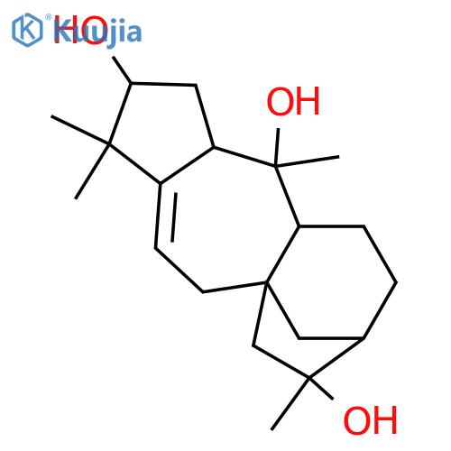 5-Grayanotoxene-3,10,16-triol; (1β,3β,10α,16α)-form structure